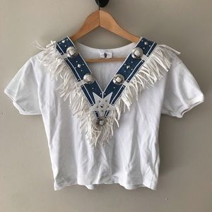 Vintage Western Crop Top